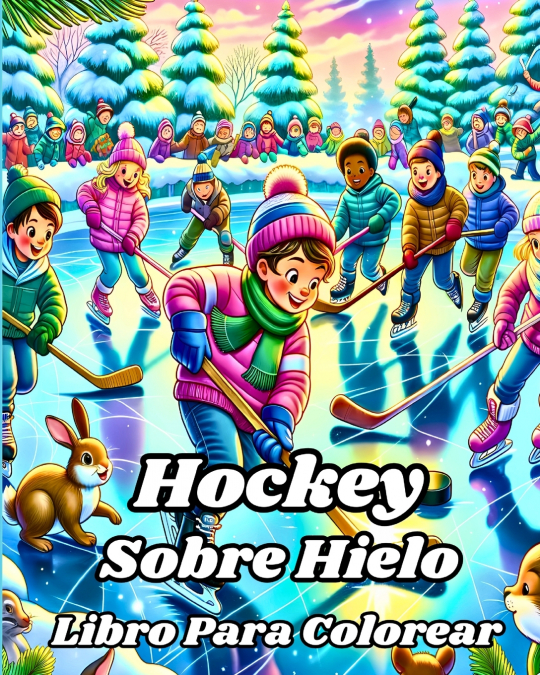 Libro para Colorear de Hockey Sobre Hielo