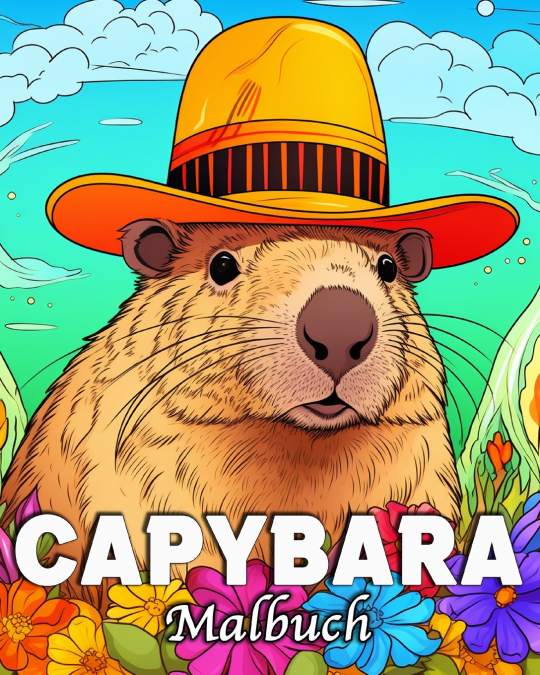 Capybara Malbuch