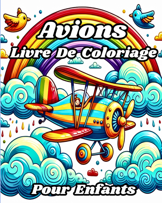 Livre de Coloriage Avions pour enfants