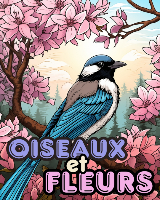 Livre de Coloriage des Oiseaux et des Fleurs vol.2