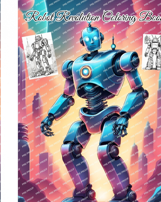 Robot Revolution Coloring Book
