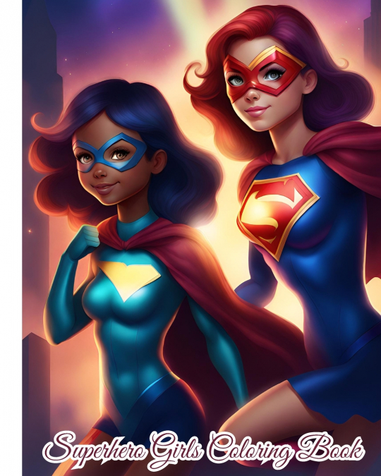 Superhero Girls Coloring Book