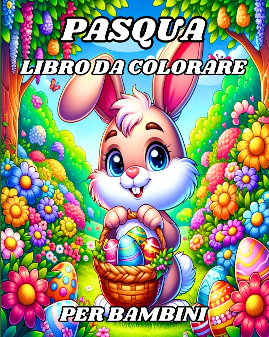 Libro da colorare di Pasqua per bambini