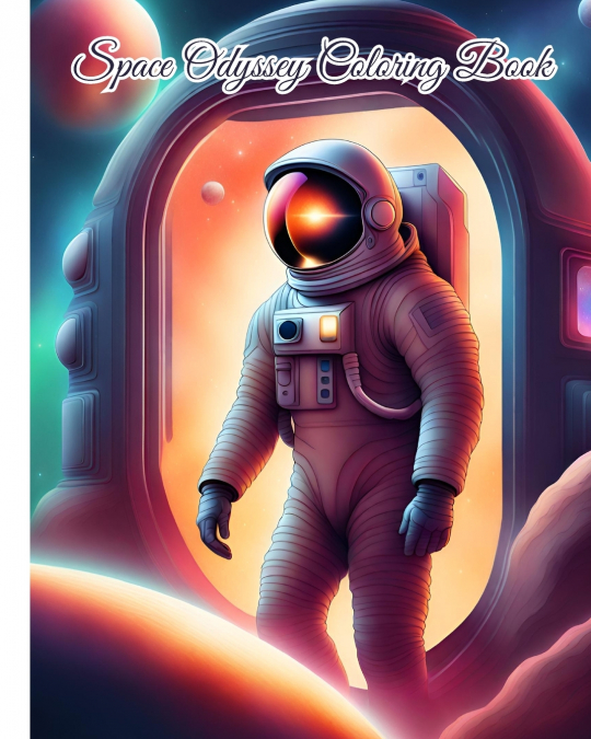 Space Odyssey Coloring Book For Boys