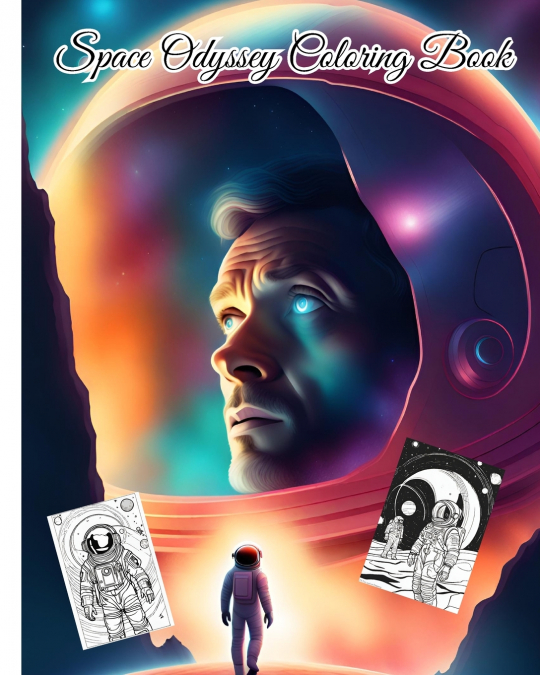 Space Odyssey Coloring Book For Girls