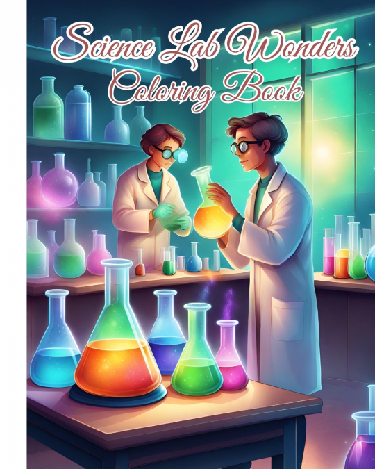 Science Lab Wonders Coloring Book For Girls, Boys
