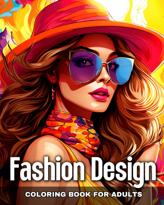 Fashion Design Coloring Book for Adults