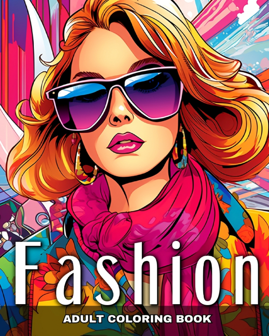 Adult Coloring Book Fashion