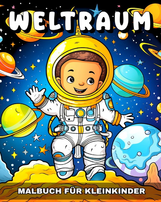 Weltraum Malbuch für Kleinkinder