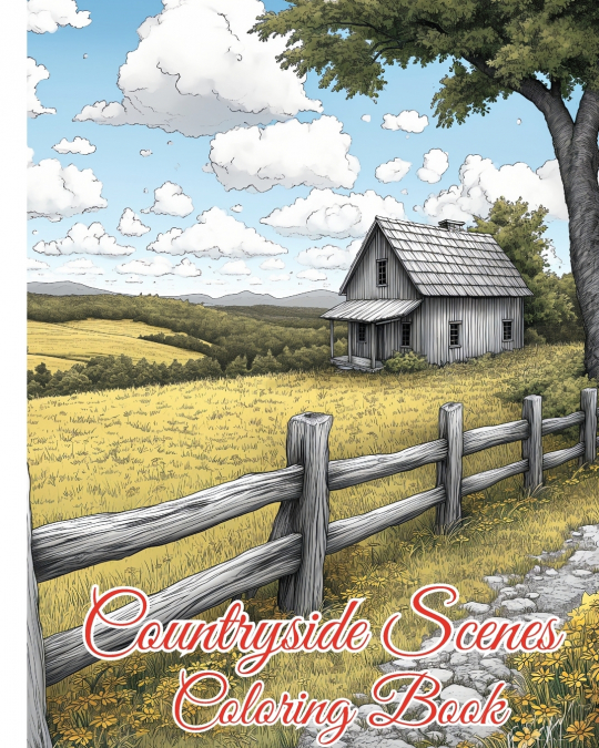 Countryside Scenes Coloring Book