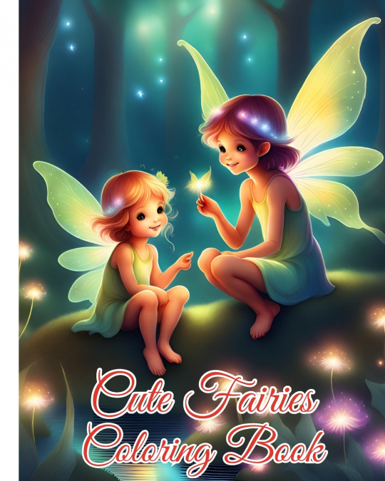 Cute Fairies Coloring Book