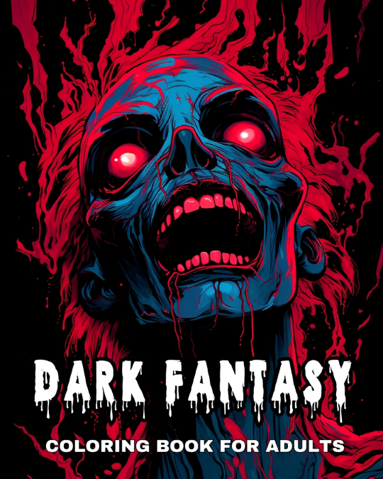Dark Fantasy Coloring Book for Adults