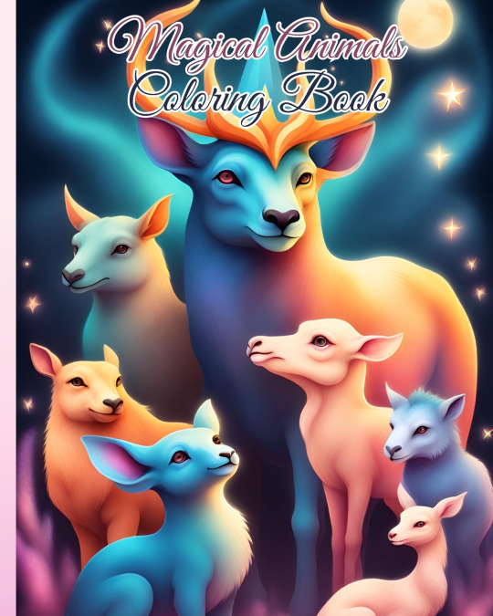 Magical Animals Coloring Book