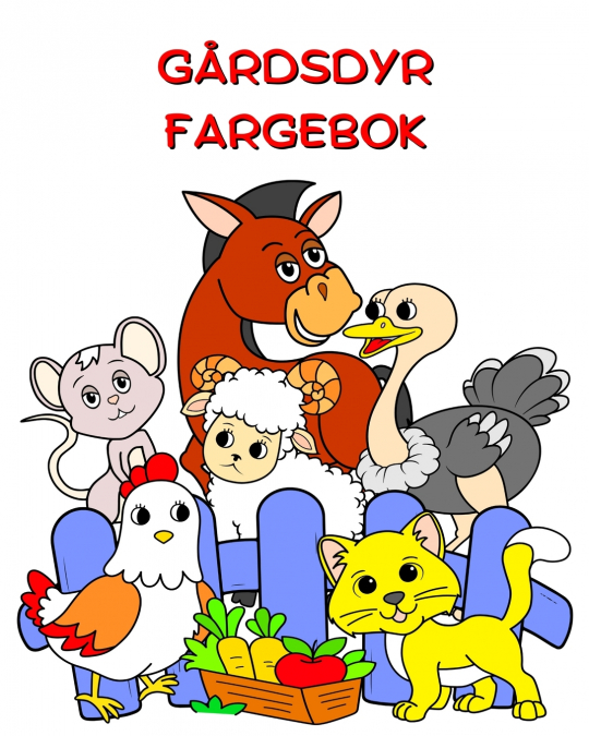 Gårdsdyr Fargebok
