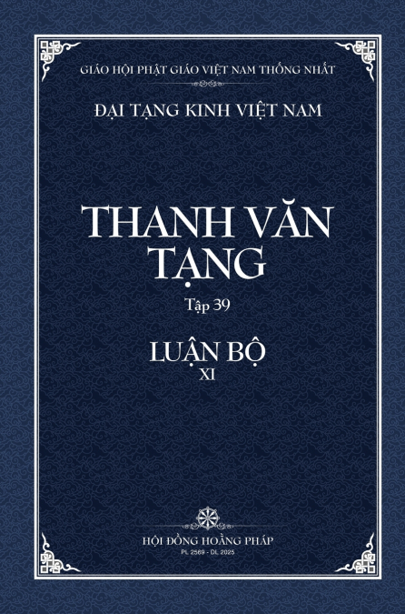 Thanh Van Tang, tap 39 - LUẬN BỘ XI - 2