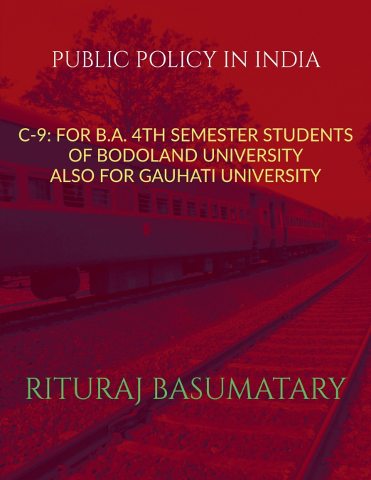 PUBLIC POLICY IN INDIA