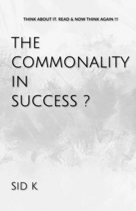 The Commonality In Success?
