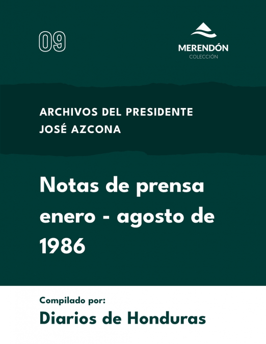 Notas de prensa enero-agosto de 1986