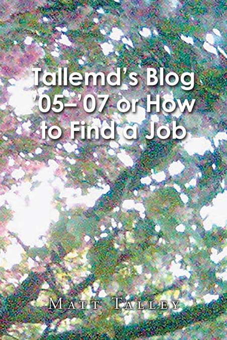 Tallemd’s Blog ’05 - ’07 Or How to Find a Job