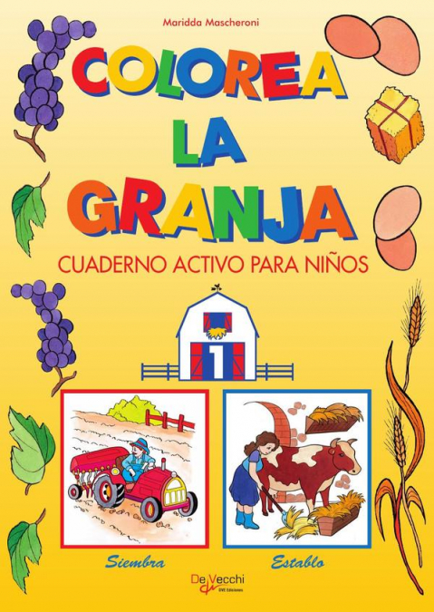 Colorea la granja 1