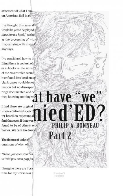 What have 'we' Aenied’ED? Part 2