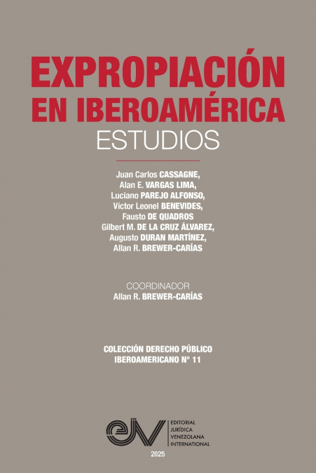 EXPROPIACIÓN EN IBEROAMÉRICA. Estudios