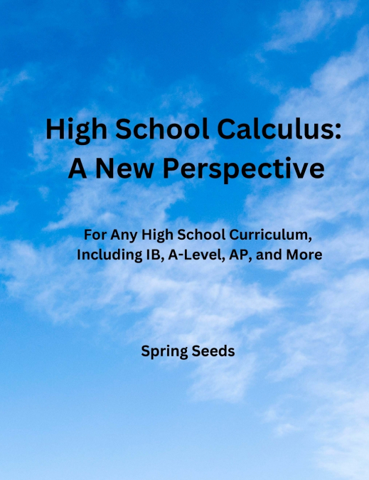High School Calculus