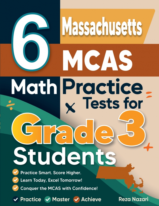 6 Massachusetts MCAS Math Practice Tests for Grade 3 Students