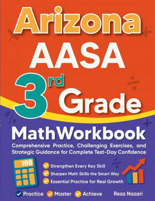 Arizona AASA 3rd Grade Math Workbook