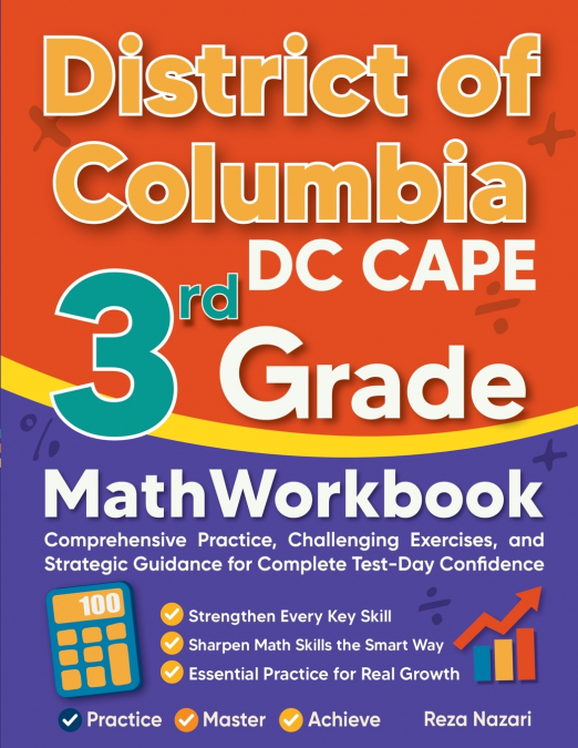 District of Columbia DC CAPE 3rd Grade Math Workbook