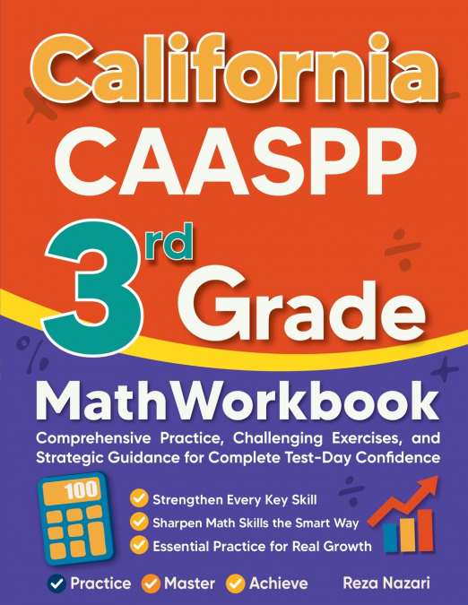 California CAASPP 3rd Grade Math Workbook