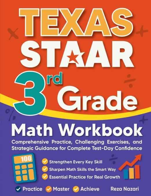 Texas STAAR 3rd Grade Math Workbook