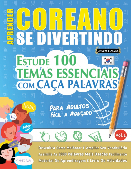 APRENDER COREANO SE DIVERTINDO! - PARA ADULTOS