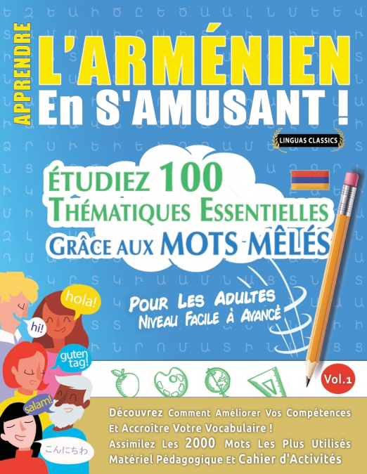 APPRENDRE L’ARMÉNIEN EN S’AMUSANT - POUR LES ADULTES