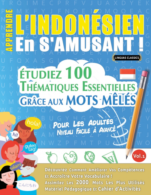 APPRENDRE L’INDONÉSIEN EN S’AMUSANT - POUR LES ADULTES