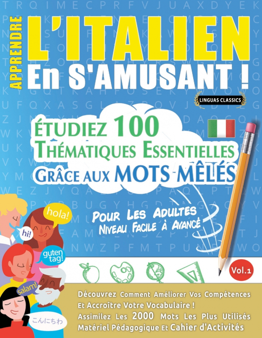 APPRENDRE L’ITALIEN EN S’AMUSANT - POUR LES ADULTES