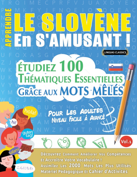 APPRENDRE LE SLOVÈNE EN S’AMUSANT - POUR LES ADULTES