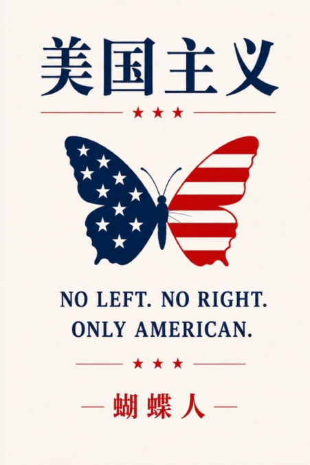 美国主义 不左。不右。只为美国。