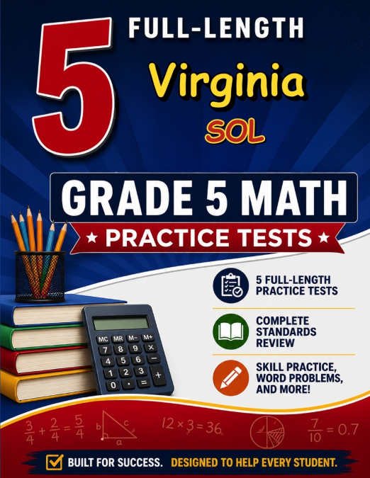 5 Virginia SOL Grade 5 Math Practice Tests