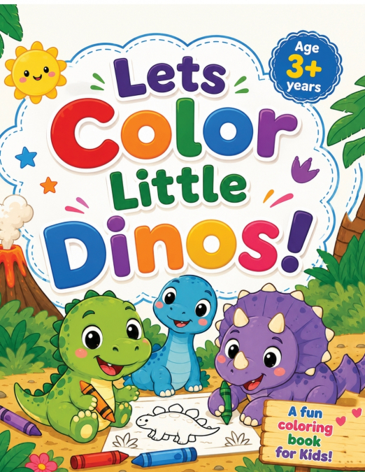 Lets Color Little Dinos