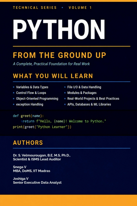 PYTHON FROM THE GROUND UP