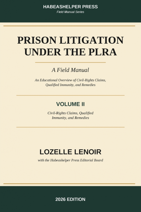 Prison Litigation Under the PLRA