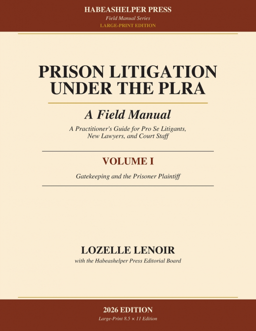 Prison Litigation Under the PLRA