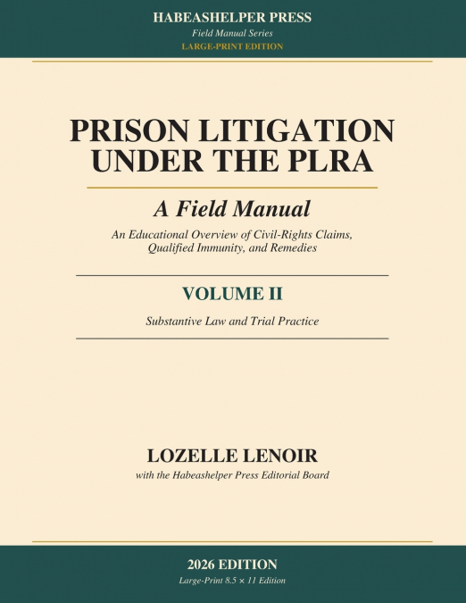 Prison Litigation Under the PLRA