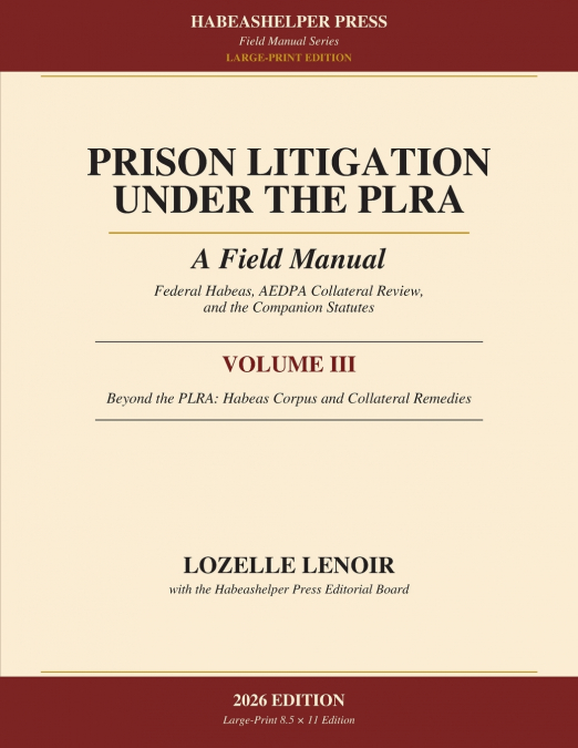 Prison Litigation Under the PLRA