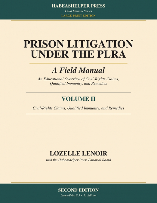 Prison Litigation Under the PLRA