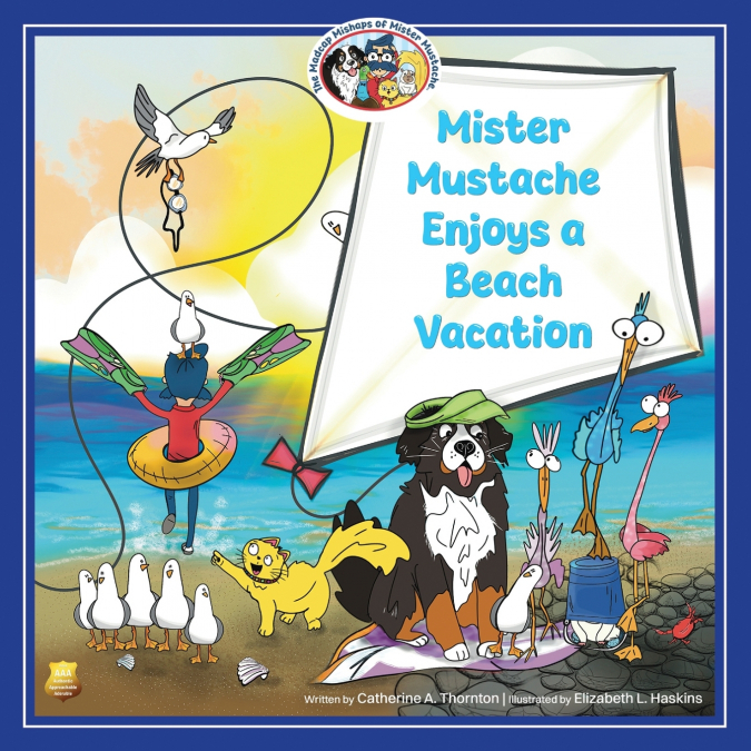 Mister Mustache Enjoys a Beach Vacation