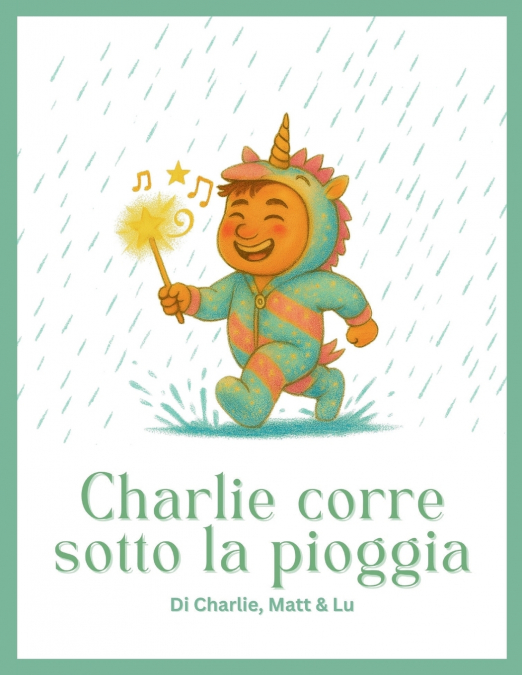 Charlie corre sotto la pioggia