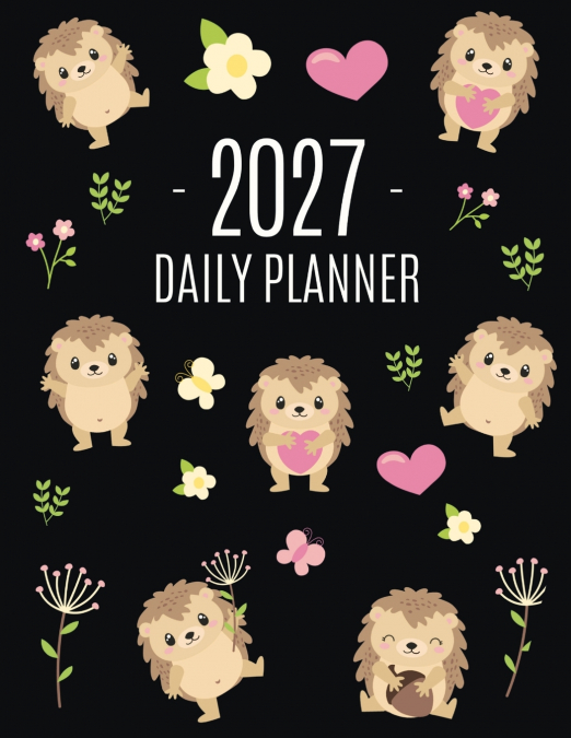 Hedgehog Daily Planner 2027