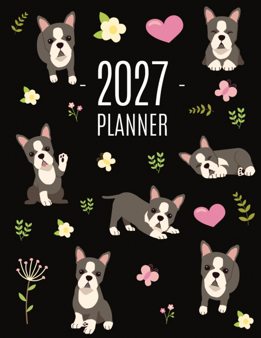Boston Terrier Planner 2027